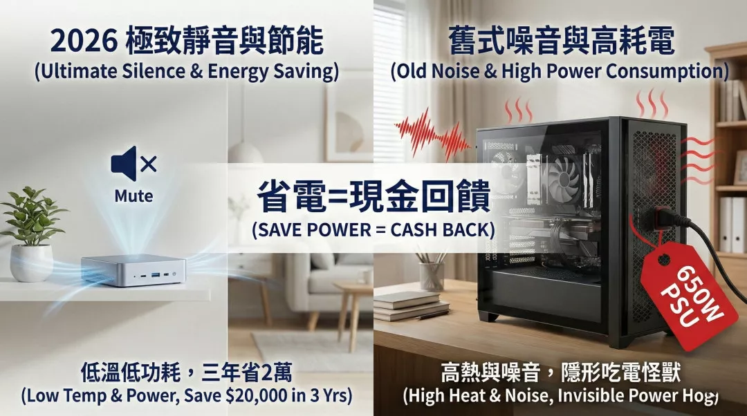 迷你電腦優勢-省下的電費竟然能再買兩台電腦？